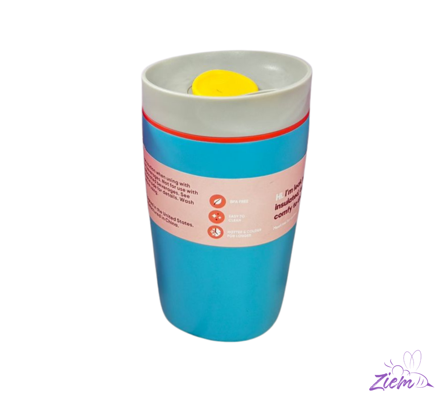 TERMO VASO TAPA BOQUILLA DUOCOLOR 350ML