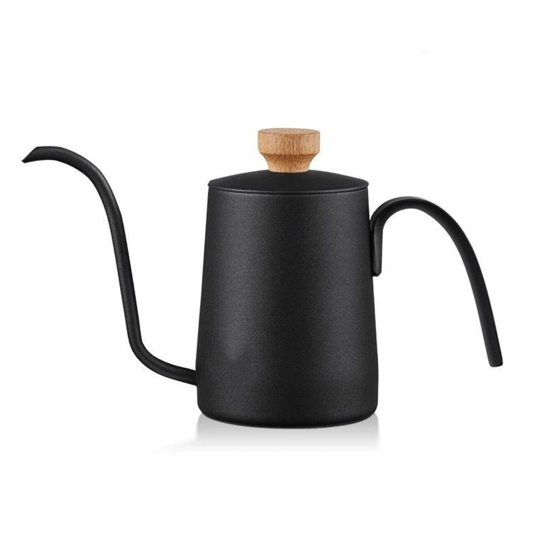 TETERA CUELLO GANSO NEGRA MADERA