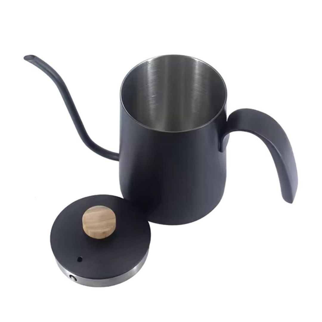 TETERA CUELLO GANSO NEGRA MADERA
