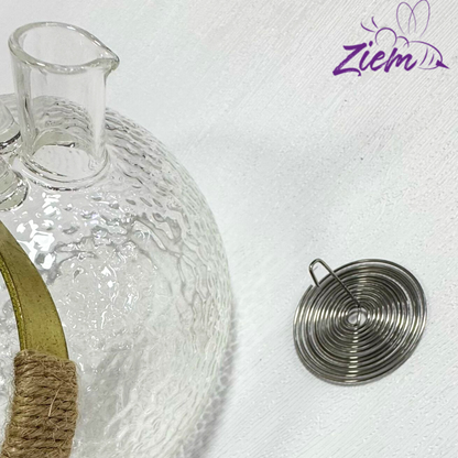 TETERA VIDRIO INFUSOR TROQUELADA