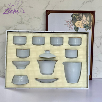 SET DE TÉ TRADICIONAL BLANCA X 10PCS