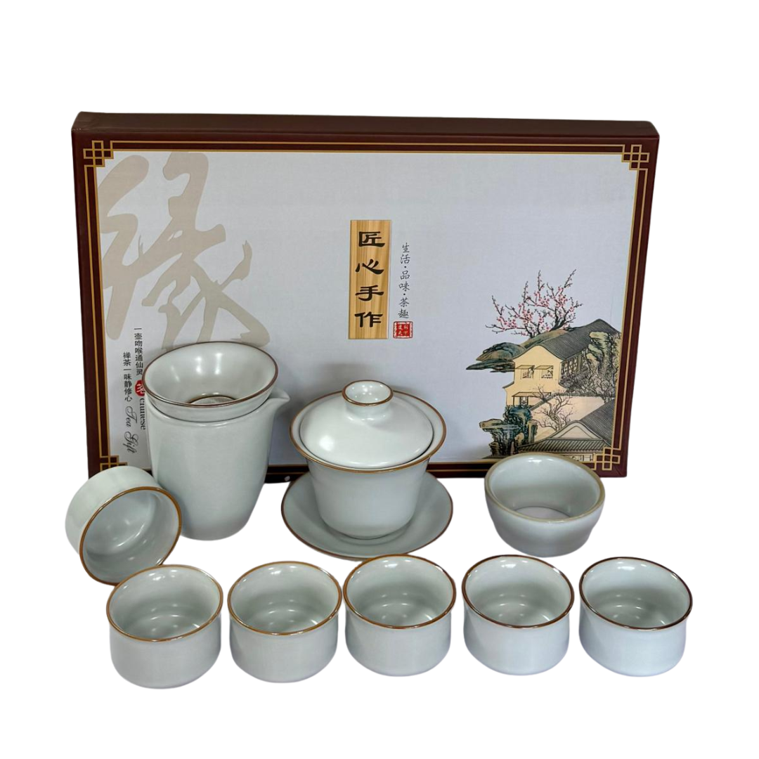 SET DE TÉ TRADICIONAL BLANCA X 10PCS
