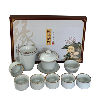 SET DE TÉ TRADICIONAL BLANCA X 10PCS