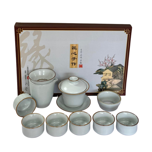 SET DE TÉ TRADICIONAL BLANCA X 10PCS