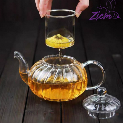 TETERA VIDRIO INFUSOR TROQUEL 800ML