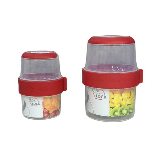 SET DE RECIPIENTES DOBLE COMPARTIMIENTO HERMÉTICO – 2 WAY CONTAINER