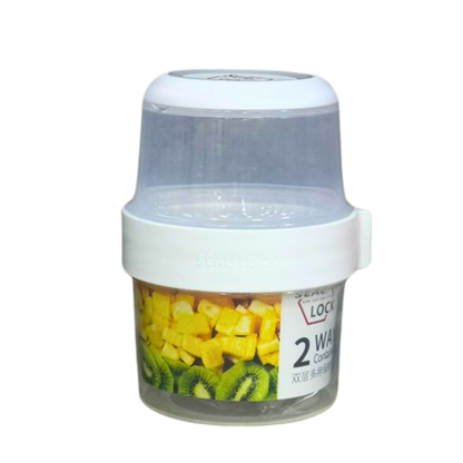 SET DE RECIPIENTES DOBLE COMPARTIMIENTO HERMÉTICO – 2 WAY CONTAINER