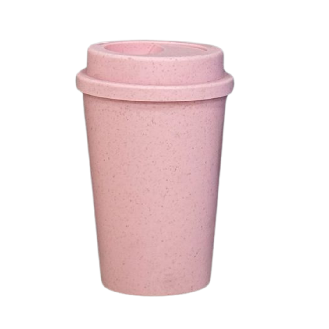 VASO REUTILIZABLE DE FIBRA DE TRIGO – COLORES PASTEL