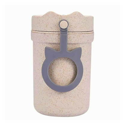 VASO PORTACOMIDAS EN FIBRA DE BAMBÚ CON CUCHARA – ESTILO ECOLÓGICO