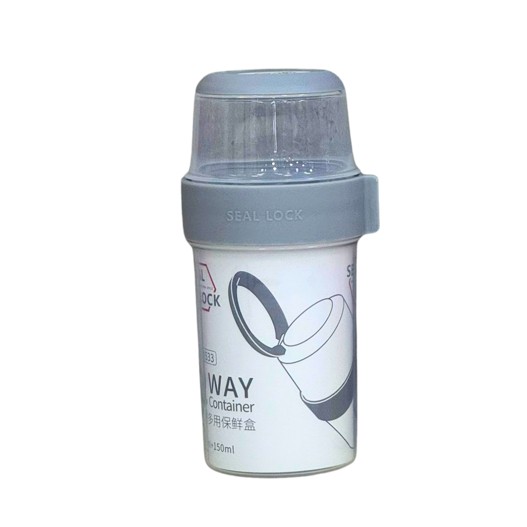 SET DE RECIPIENTES DOBLE COMPARTIMIENTO HERMÉTICO – 2 WAY CONTAINER