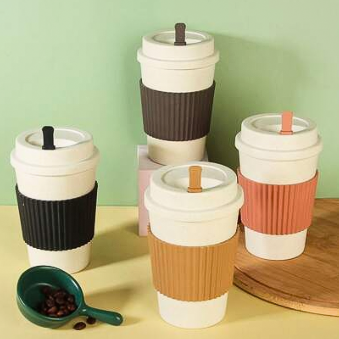 VASO COFFEE FIBRA TRIGO BANDA