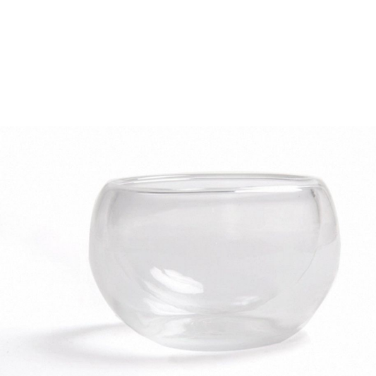 VASO DE VIDRIO DOBLE FONDO VIDRIO X6PCS 40ML