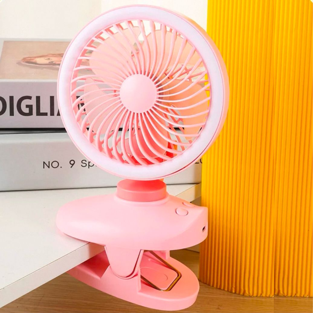 VENTILADOR MESA CLIP RECARGABLE