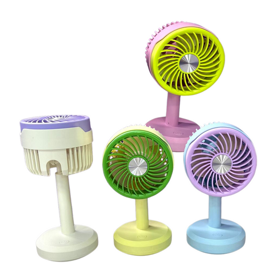 VENTILADOR RECARGABLE DUOCOLOR
