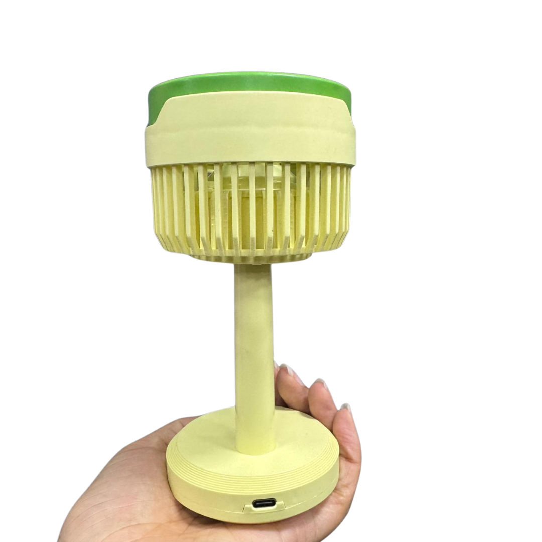 VENTILADOR RECARGABLE DUOCOLOR