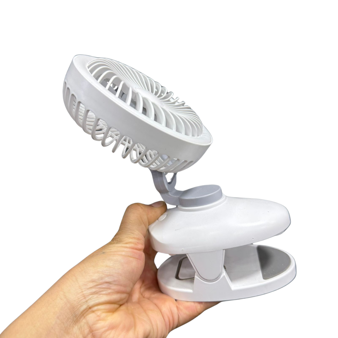 VENTILADOR MESA CLIP RECARGABLE