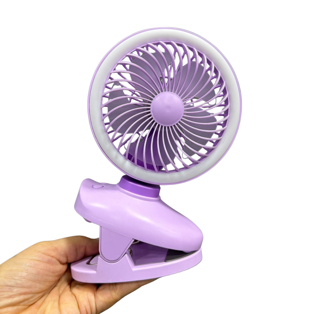 VENTILADOR MESA CLIP RECARGABLE