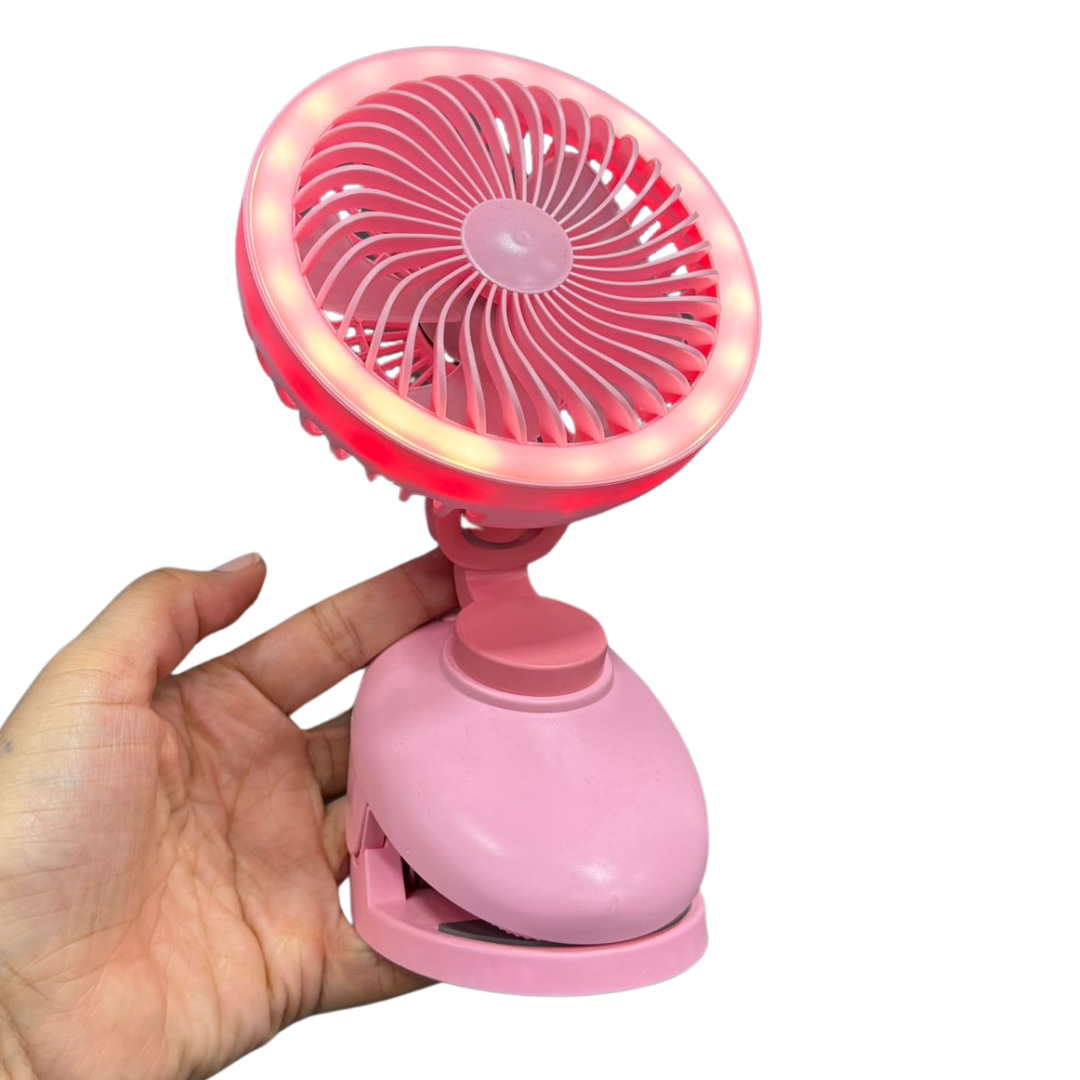 VENTILADOR MESA CLIP RECARGABLE