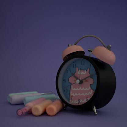 RELOJ DESPERTADOR CAMPANA BICOLOR
