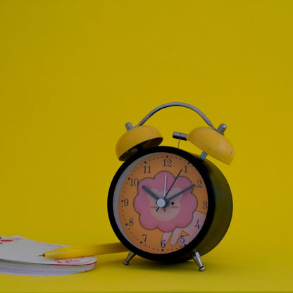 RELOJ DESPERTADOR CAMPANA BICOLOR