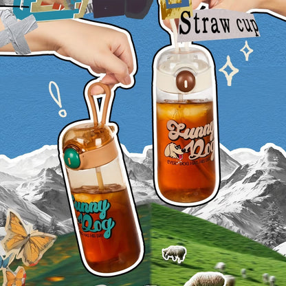 BOTELLA CON PITILLO LUNNY DOG 500ML