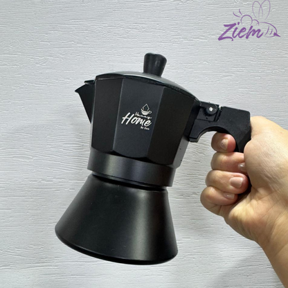 CAFETERA ITALIANA NEGRA HONEY HOME BY ZIEM
