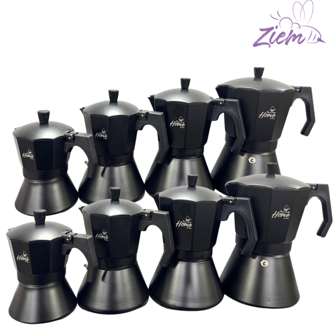 CAFETERA ITALIANA NEGRA HONEY HOME BY ZIEM