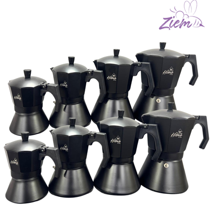 CAFETERA ITALIANA NEGRA HONEY HOME BY ZIEM