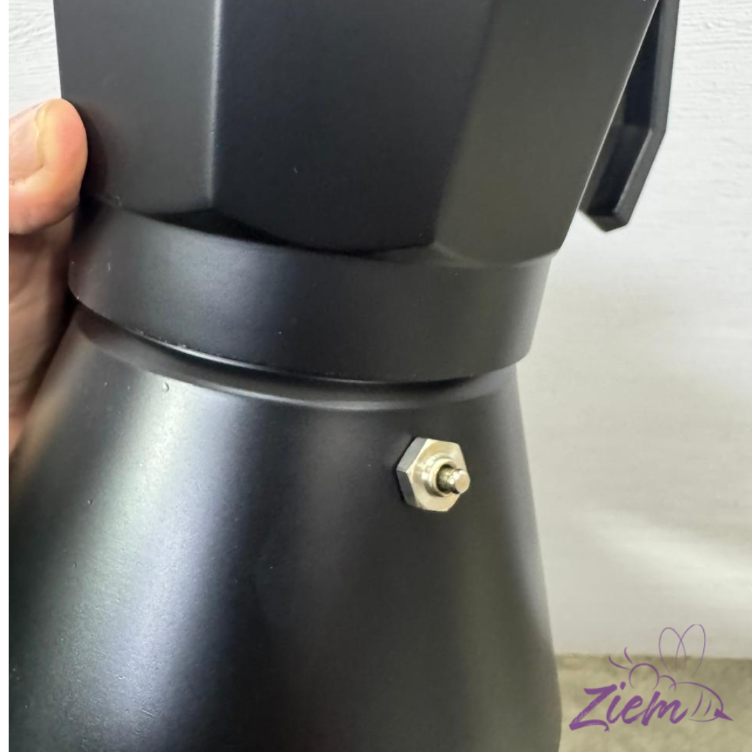 CAFETERA ITALIANA NEGRA HONEY HOME BY ZIEM