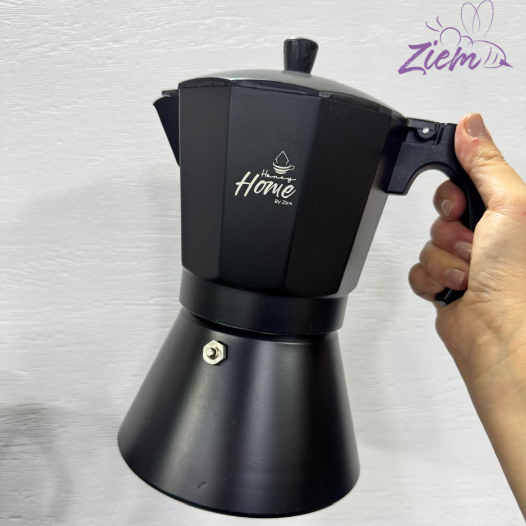 CAFETERA ITALIANA NEGRA HONEY HOME BY ZIEM