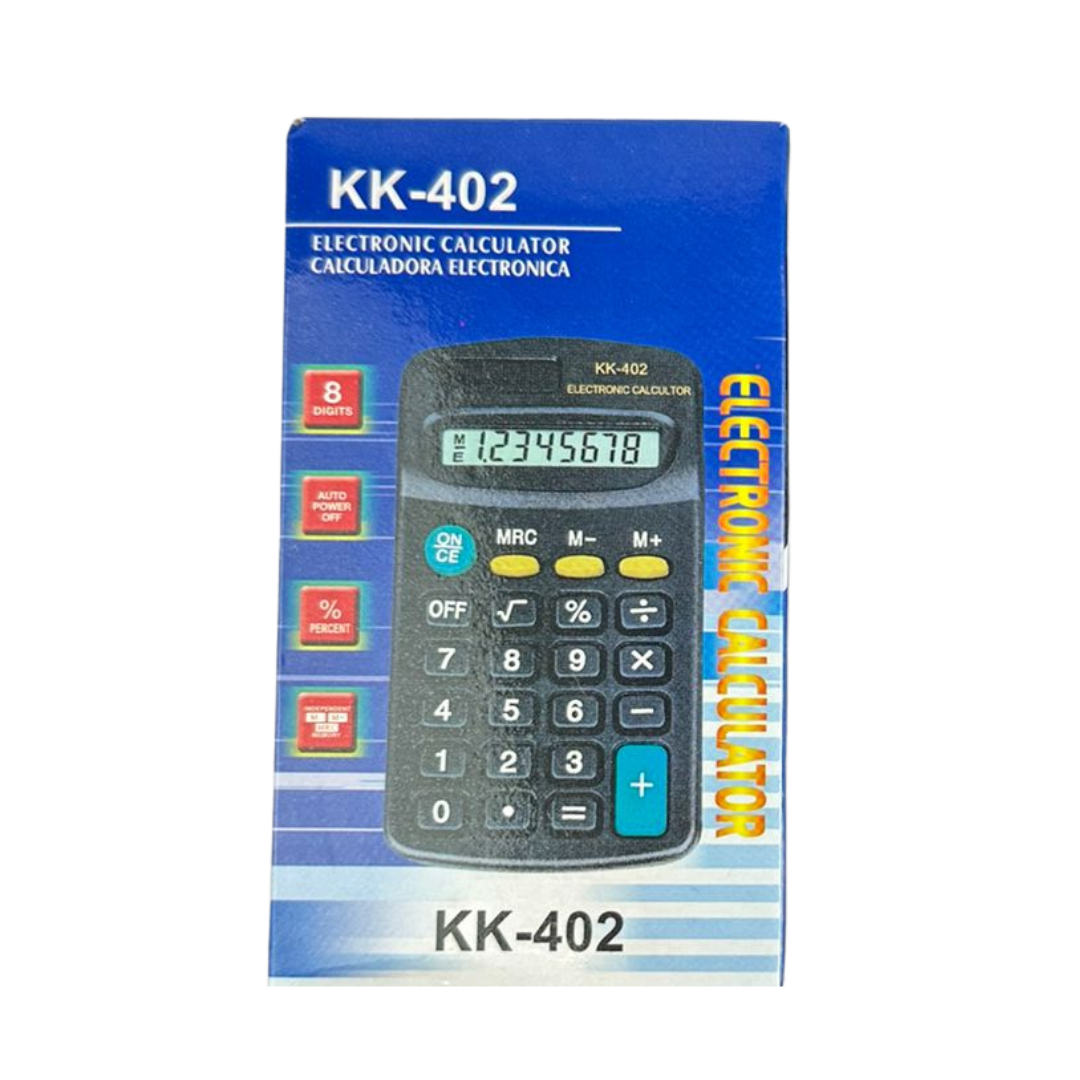 CALCULADORA 8 DIGITOS UNICOLOR PEQUEÑA