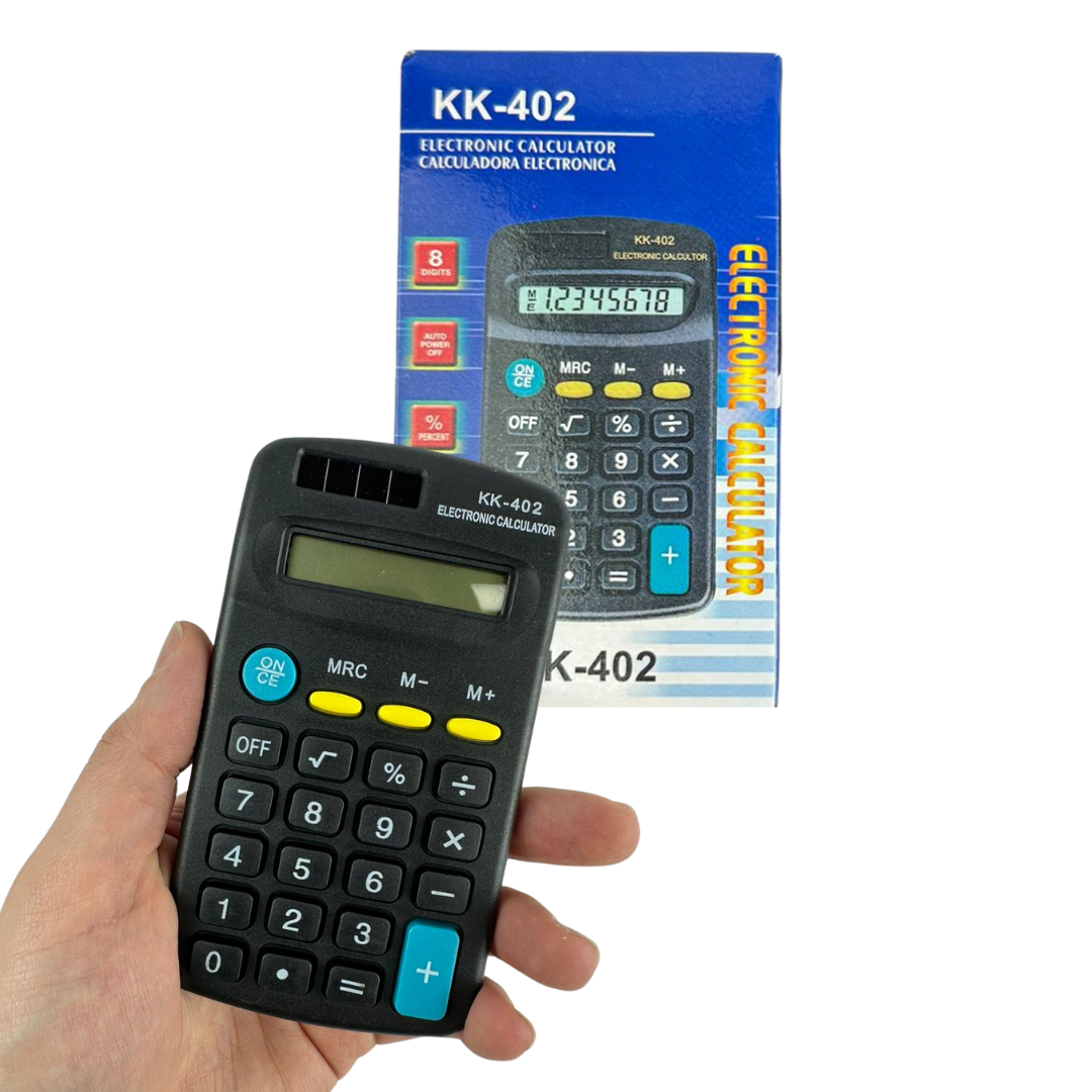 CALCULADORA 8 DIGITOS UNICOLOR PEQUEÑA