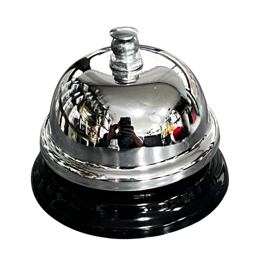 CAMPANA METALICA RECEPCIÓN