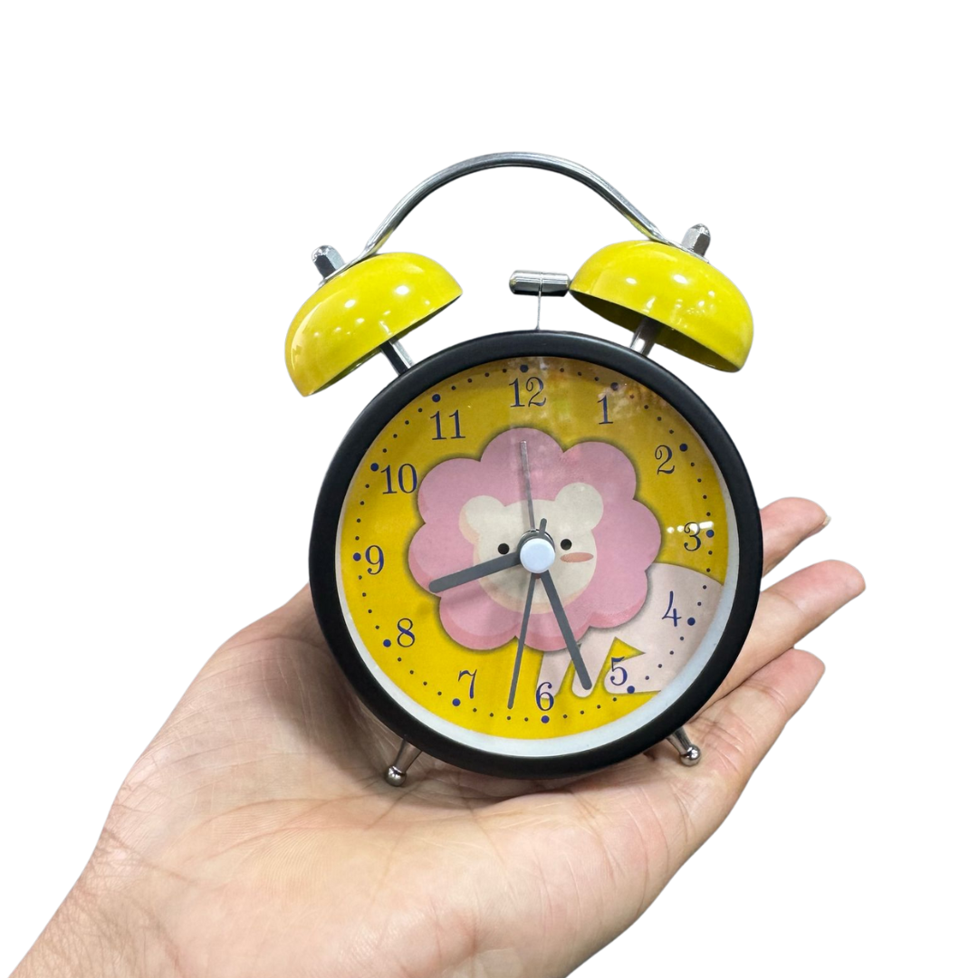 RELOJ DESPERTADOR CAMPANA BICOLOR