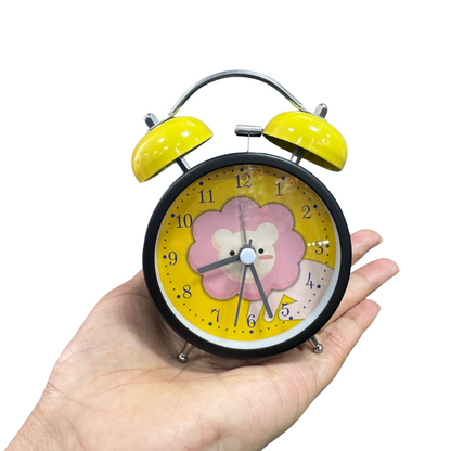 RELOJ DESPERTADOR CAMPANA BICOLOR